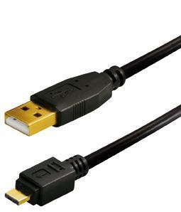 Transmedia USB typeA plug-Micro USB typeA Gold Plated Plug TRN-C251-1GL