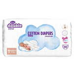 Violeta Cotton Newborn pelene, veličina 1, 44/1 + Water Care vlažne maramice