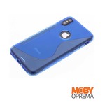 Iphone X plava silikonska maska