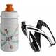 Elite Cycling CEO Bottle Cage + Jet Bottle Kit Black Glossy/Clear Orange 350 ml Biciklistička boca