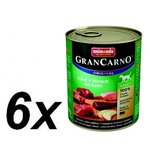 Animonda mokra hrana za odrasle pse GranCarno, jelenje meso + jabuka, 6 x 800 g