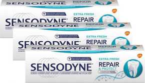 Sensodyne Repair &amp; Protect Extra Fresh pasta za zube za zaštitu zuba i desni 3 x 75 ml