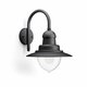 PHILIPS 01652/30/PN | Raindrop Philips zidna svjetiljka 1x E27 IP44 crno, prozirno