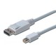 DIGITUS DisplayPort mini DisplayPort konverter sivo 1.8m AK-340102-020-W