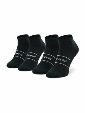 Set od 2 para unisex niskih čarapa Levi's® 701203953 Black
