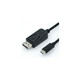 Roline USB-C - DisplayPort kabel, M/M, 2.0m, crni 11.04.5846-10