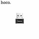 Hoco adapter OTG USB-TypC crni