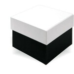 Crno-bijela poklon kutija