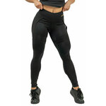 Nebbia High Waist Leggings INTENSE Mesh Black/Gold S Fitness hlače