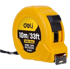 Čelična mjerna traka 10m/25mm Deli Tools EDL9010Y (žuta)