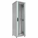 TOTEN 19" rack mountable data communication cabinet G7 42U 600/600 grey (glass door front/full metal door rear)