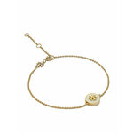 Narukvica Tory Burch Kira Enamel Chain Bracelet 90284 Tory Gold/New Ivory 700
