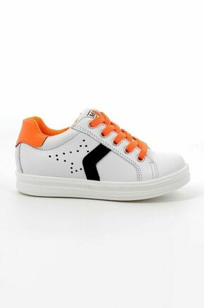 Dječje kožne cipele Primigi boja: bijela - bijela. Dječje cipele iz kolekcije Primigi. Model izrađen od prirodne kože.