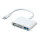 Lightning na USB OTG adapter Joyroom S-H142 čitač SD kartica, microSD (bijeli)