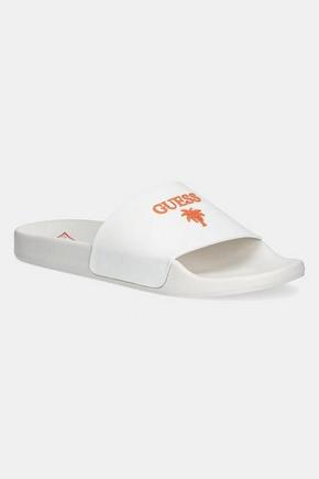 Guess Natikače Guess SLIDES PALMA bijela F5GZ05.BB00F.G011