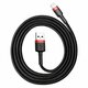 Baseus Cafule USB Lightning kabel 2.4A 1m (crveno+crno) (paket od 5 komada)