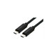 Roline USB4 Gen2x2 kabel TIP C-C M/M, Emark, 100W, 2.0m, crni 11.02.9083