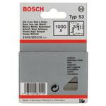 Štipaljka od fine žice tip 53, 11,4 x 0,74 x 8 mm, pakiranje od 1000, otporna na hrđu 1000 St. Bosch Accessories 2609200215