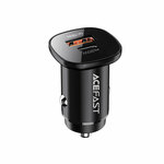 Acefast car charger USB+TypeC 38W