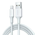 Kabel Lightning na USB UGREEN 2.4A US155, 0.25m (bijeli)