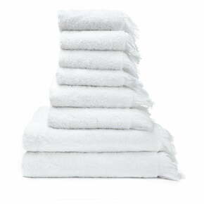 Set s 6 bijelih manjih i 6 većih ručnika od 100% pamuka Bonami Selection