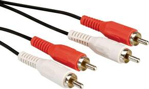 Value Cinch video priključni kabel [2x muški cinch konektor - 2x muški cinch konektor] 5.00 m crna