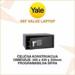 YALE SEF VALUE LAPTOP - TREZOR SA PROGRAMABILNOM ŠIFROM YLV/200/DB2