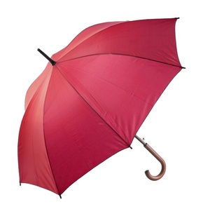 Kišobran automatski s drvenom drškom Henderson crveni