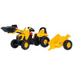Rolly Toys traktor na pedale JCB + prednji utovarivač + prikolica
