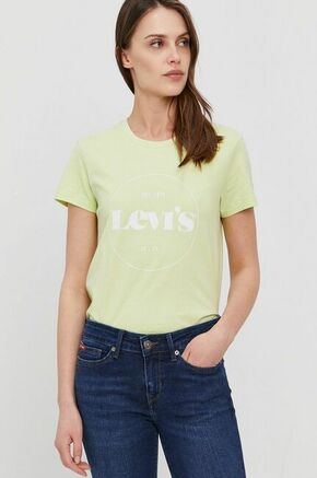 LEVI'S Majica svijetlozelena / bijela