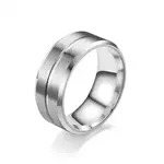 RNR One Stripe Silver, prsten od nehrđajućeg čelika