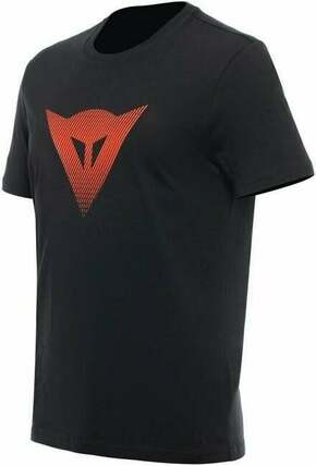Dainese T-Shirt Logo Black/Fluo Red L Majica