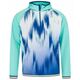 Muška sportski pulover Head Topspin Hoodie - turquoise/print vision