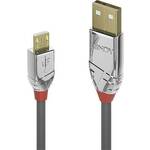 LINDY USB kabel USB 2.0 USB-A utikač, USB-Micro-B utikač 0.50 m siva 36650