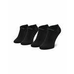 Set od 2 para niskih ženskih čarapa Calvin Klein 701218774 Black 001