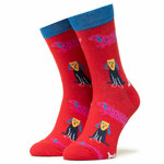 Visoke unisex čarape Dots Socks DTS-SX-405-W Crvena
