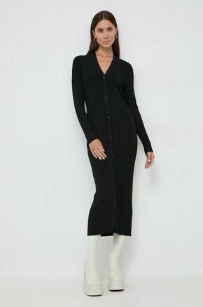 Karl Lagerfeld Pletena haljina crna