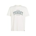 Tommy Jeans Majica 'Varsity' svijetloplava / crna / bijela