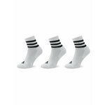Set od 3 para unisex visokih čarapa adidas 3S C Spw Mid 3P HT3456 White/Black