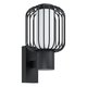 EGLO 98721 | Ravello Eglo zidna svjetiljka 1x E27 IP44 crno, bijelo