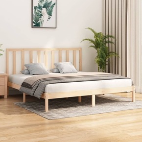 VidaXL Okvir za krevet od borovine 180 x 200 cm 6FT veliki bračni