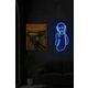 Ukrasna plastična LED rasvjeta, Scream - Blue