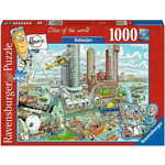 Puzzle 2D 1000 elements: Rotterdam