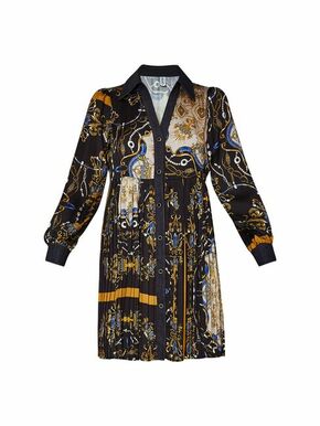 Liu Jo Košulja haljina plava / narančasta / crna / bijela