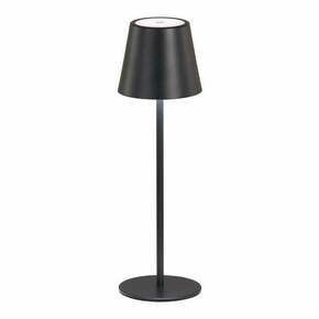 Crna LED stolna lampa s metalnim sjenilom (visina 36