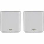 Asus ZenWiFi XT9 (W-2-PK) mesh router, Wi-Fi 6 (802.11ax), 4804Mbps
