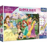 Disney Princeze SuperMaxi dvostrana 3u1 puzzle 24kom