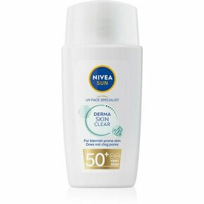 Nivea UV Face Specialist Derma Skin Clear SPF50+ lagana krema za zaštitu lica od sunca s mat efektom 40 ml za žene