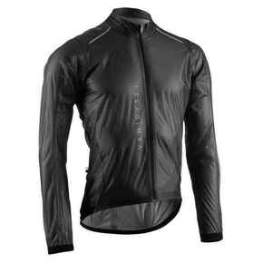 Biciklistička jakna za cestovni bicikl za zaštitu od kiše Ultralight muška crna