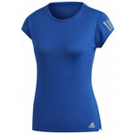 Ženska majica Adidas W Club 3 Stripes Tee - royal blue